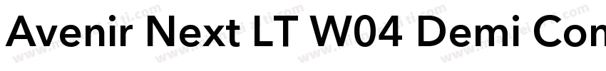 Avenir Next LT W04 Demi Cond字体转换